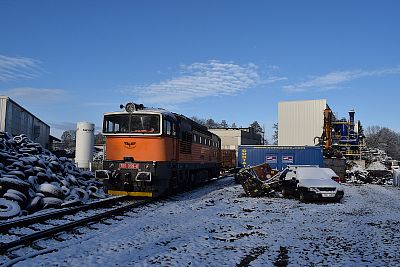 Zajištění obsluhy vlečky při nakládce kovového odpadu, následné přistavení do stanice Choceň a přeprava elektrickou trakcí v relaci Choceň - Ostrava Střed